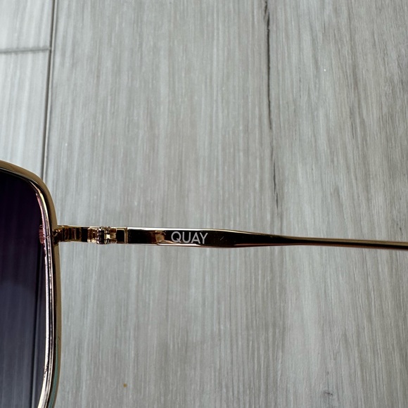 Quay Australia Large Square Sunglasses - Real One